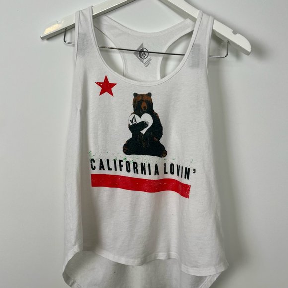 Volcom Tops - Volcom Stone California Lovin Womens Racerback Tank Top Size Medium